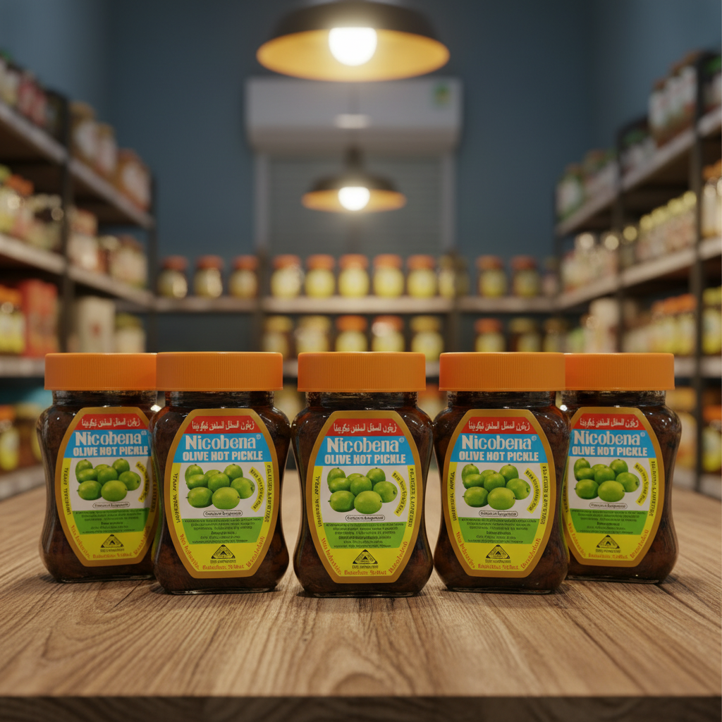 নিকোবিনা জলপাই আচার - ২২০ গ্রাম