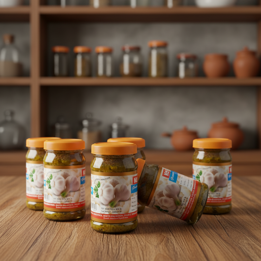 নিকোবিনা রসুনের আচার - ২২০ গ্রাম