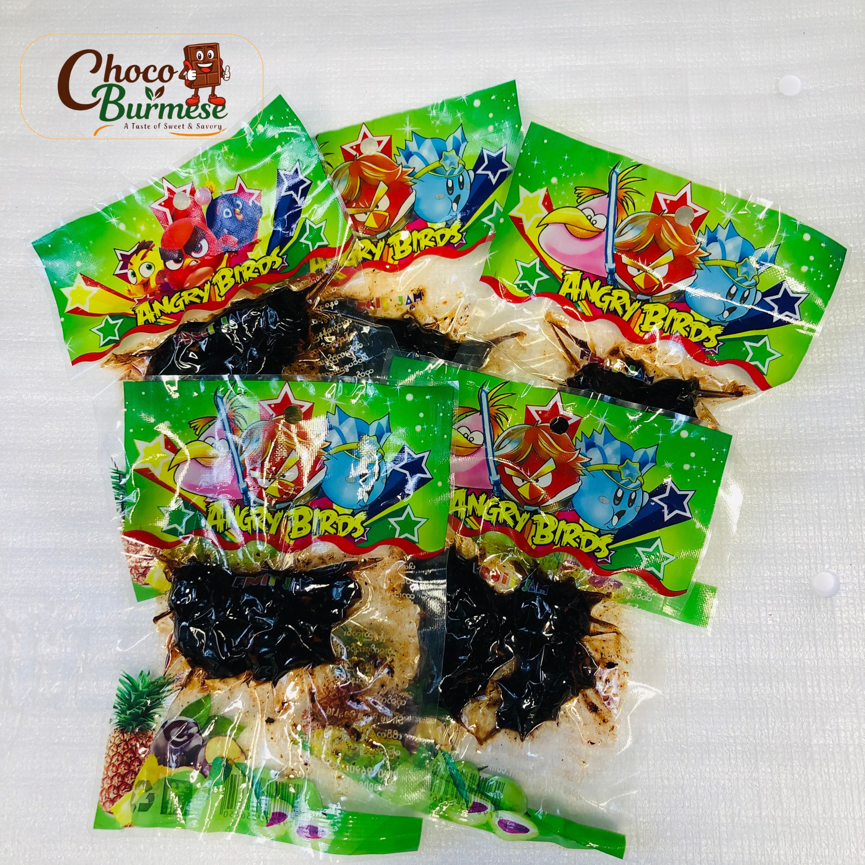 এংরি বার্ড মিষ্টি বড়ই আচার - ৫ পিস