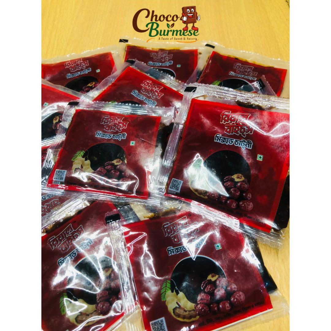 মিক্সড ফ্রুট চাটনি - ১২ পিসের প্যাকেট