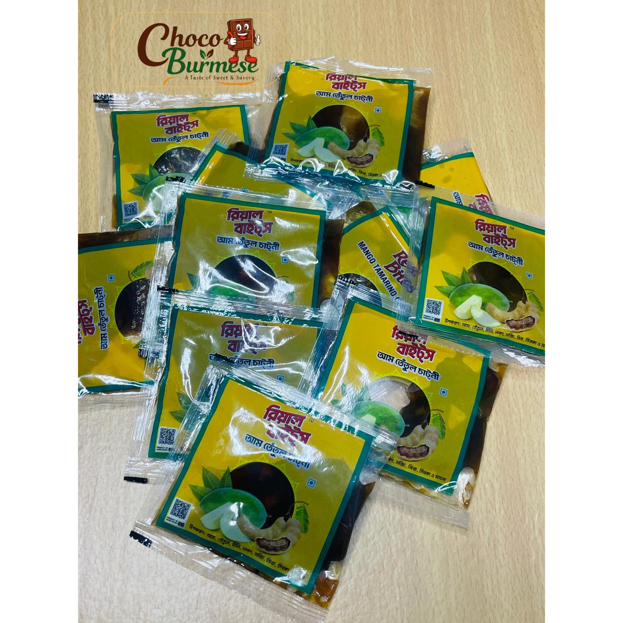 আম তেতুল চাটনি - ১২ পিসের প্যাকেট