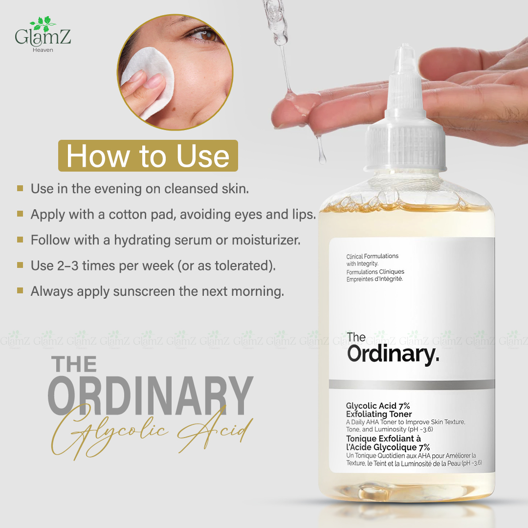 The Ordinary Glycolic Acid 7% Exfoliating Toner 100ml