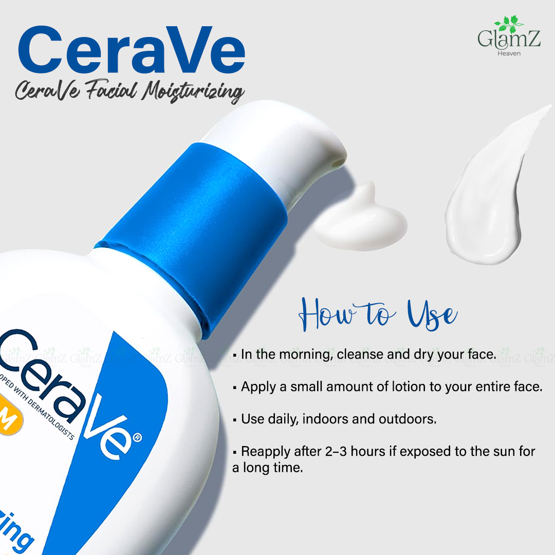 Cerave AM Facial Moisturising Lotion SPF 30 with Sunscreen for Normal to Dry Skin 89ml