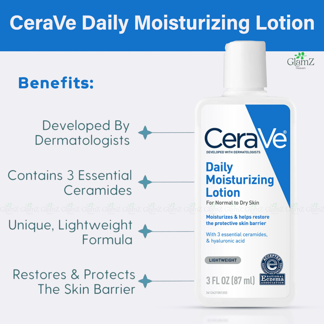 Cerave Daily Moisturizing Lotion for Normal to Dry Skin 87ml