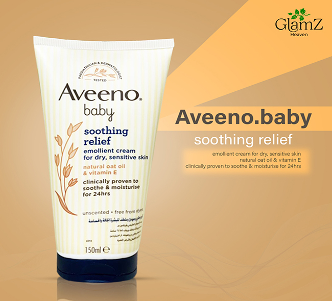 Aveeno Baby Soothing Relief Emollient Cream for dry, sensitive skin