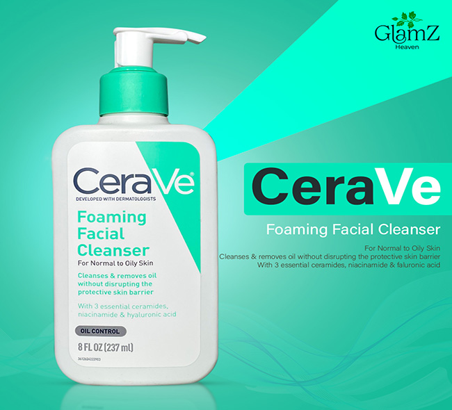 Cerave Foaming Cleanser For Normal To Oily Skin