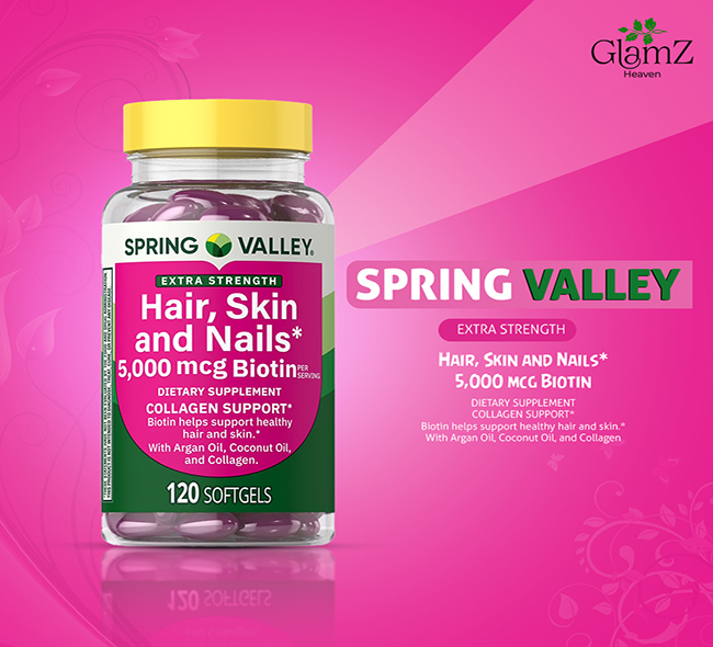 Spring Valley Extra Strength Hair Skin & Nails Collagen
