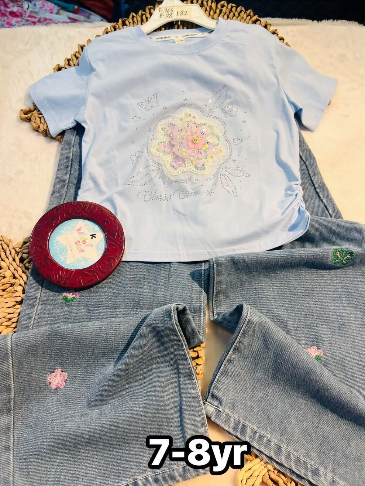 China Sky Blue Tops SET(TP009)