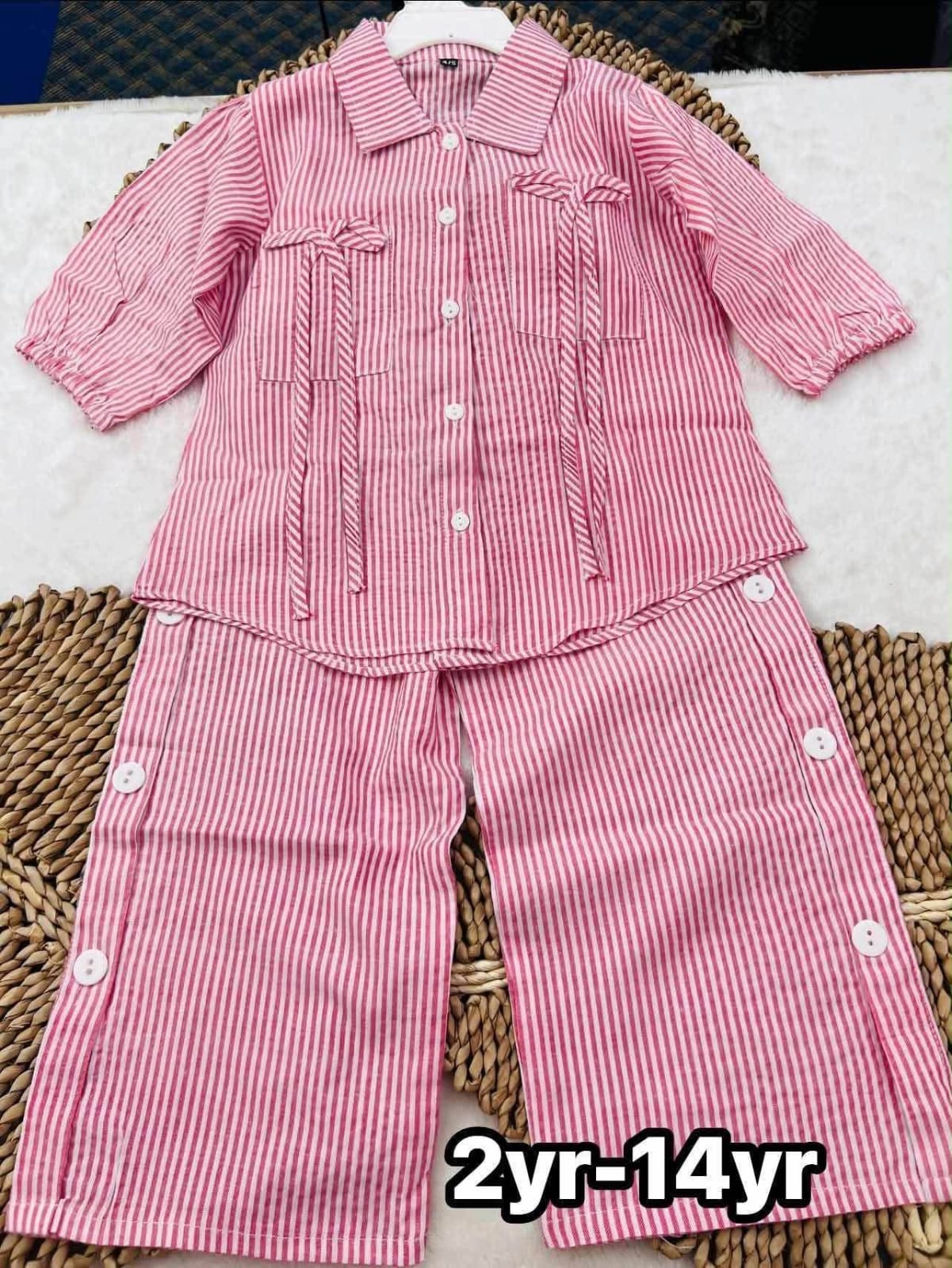 Pink Step Tops Set (TP0010)