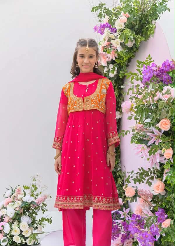 Pakistani Magenda Orange 3Pcs(TP0016)