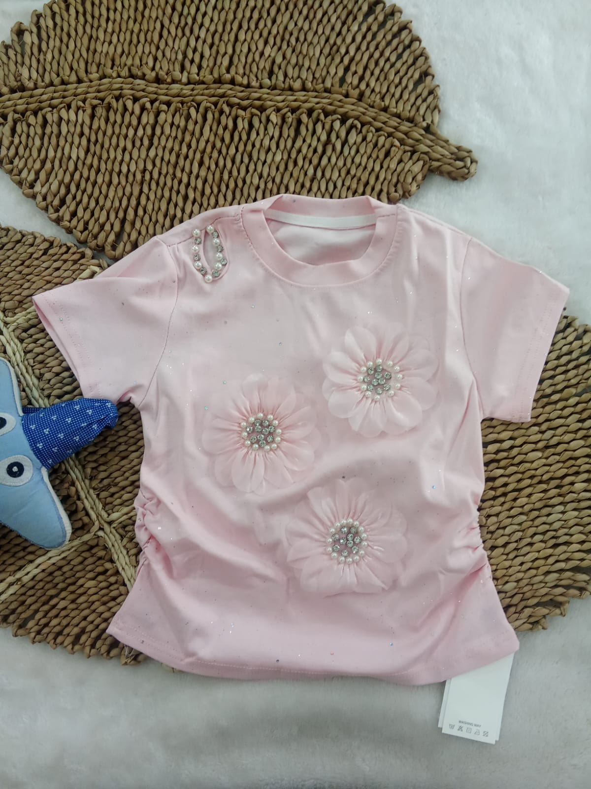 China Single Flower Print T-Shirt (CTS003)